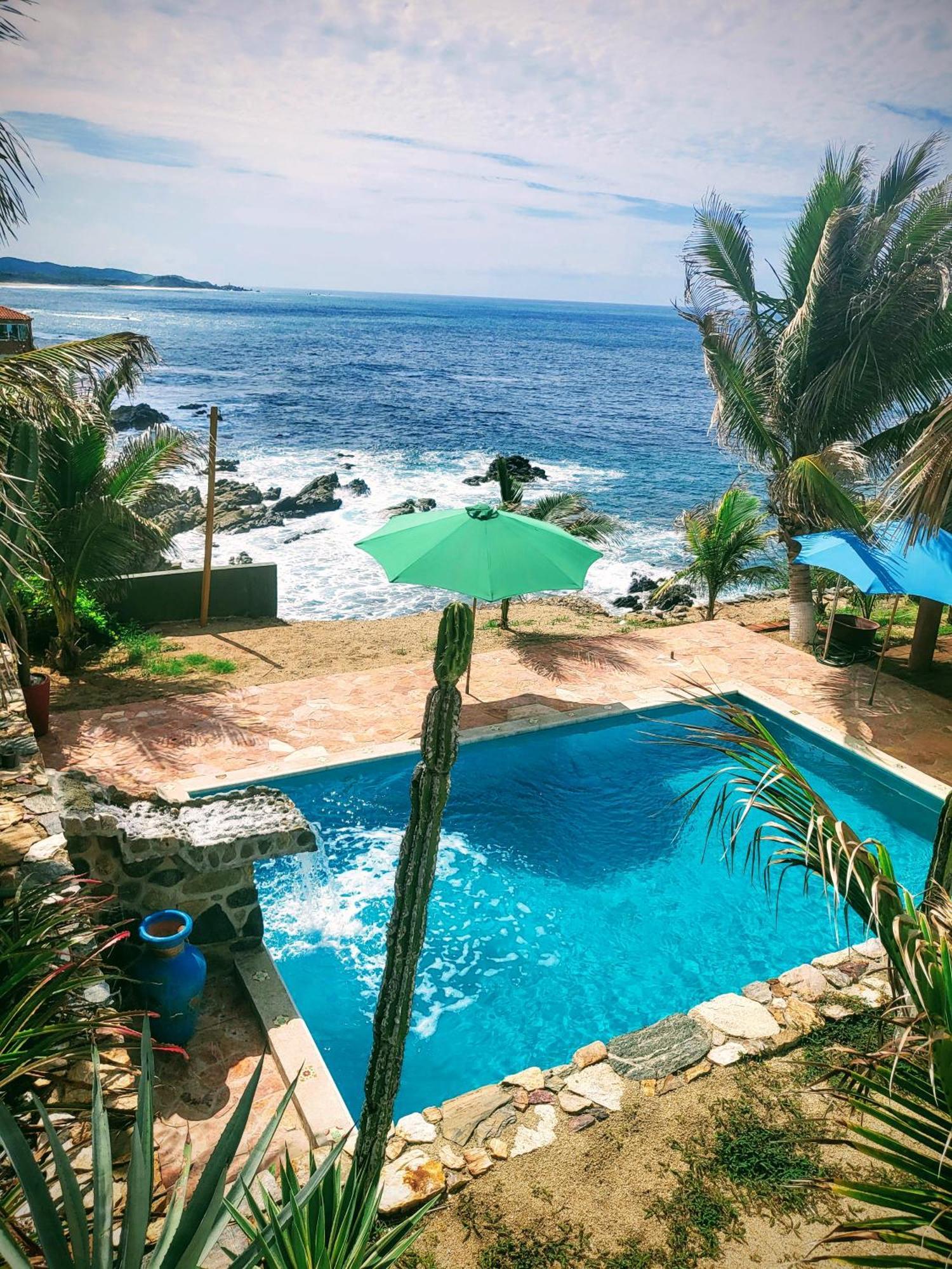 Hotel Luz De Mar ' Right On The Beach Cuatunalco Bagian luar foto
